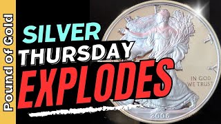 Out Today: Check silver price Thursday (this is CRAZY)!