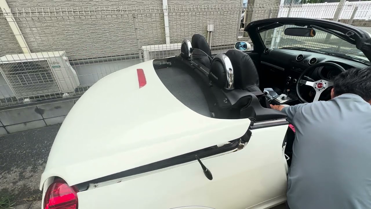 まっちゃん様③ご依頼コペンアクティブトップオーバーホール - YouTube