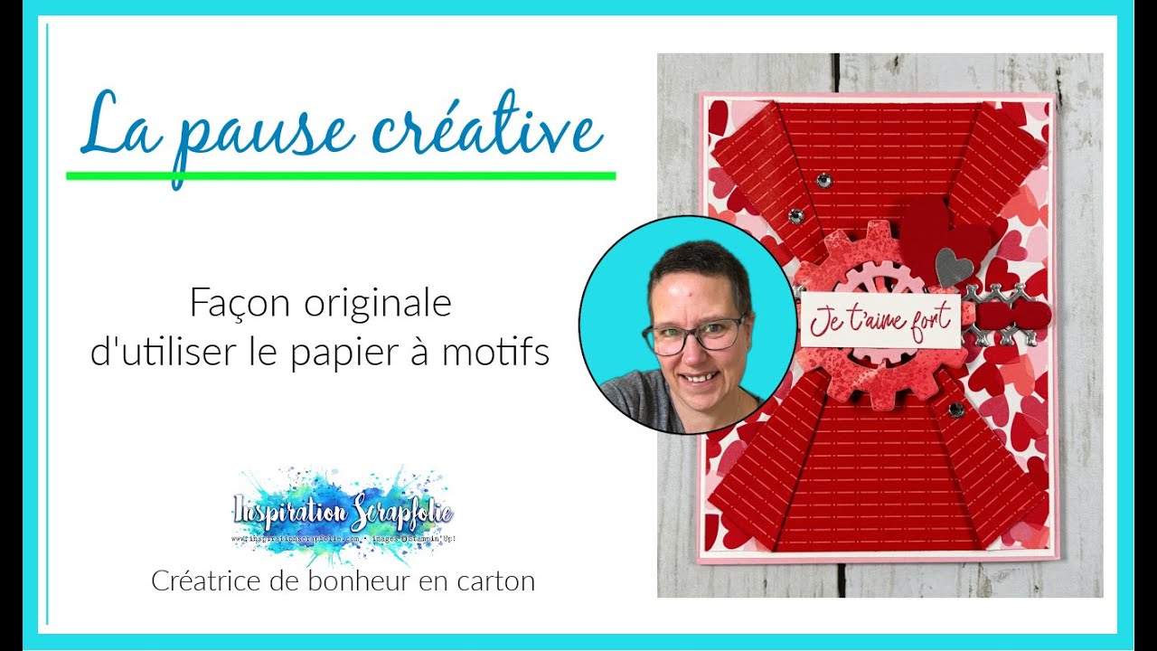 Façon originale d'utiliser le papier à motifs - Stampin'Up!