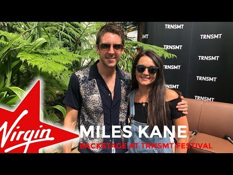 Miles Kane backstage at TRNSMT Festival 2018