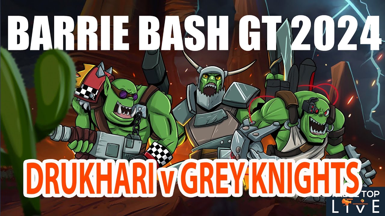 Barrie Bash 2024 GT -  Day 2 - Grey Knights v Drukhari