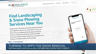 Michigan entrepreneurs create snow removal app, will get rid of snow on same day screenshot 2