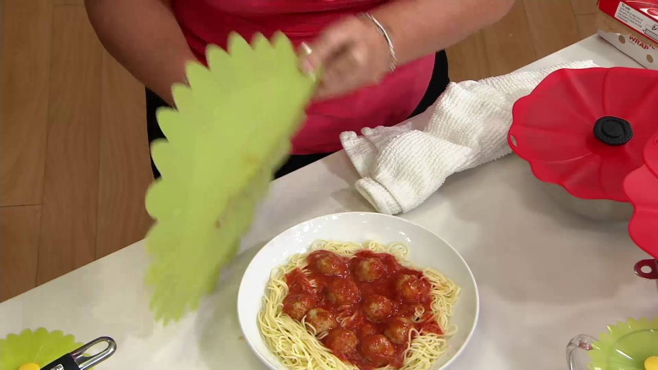 Charles Viancin Set of 5 Floral Suction Seal Lids on QVC