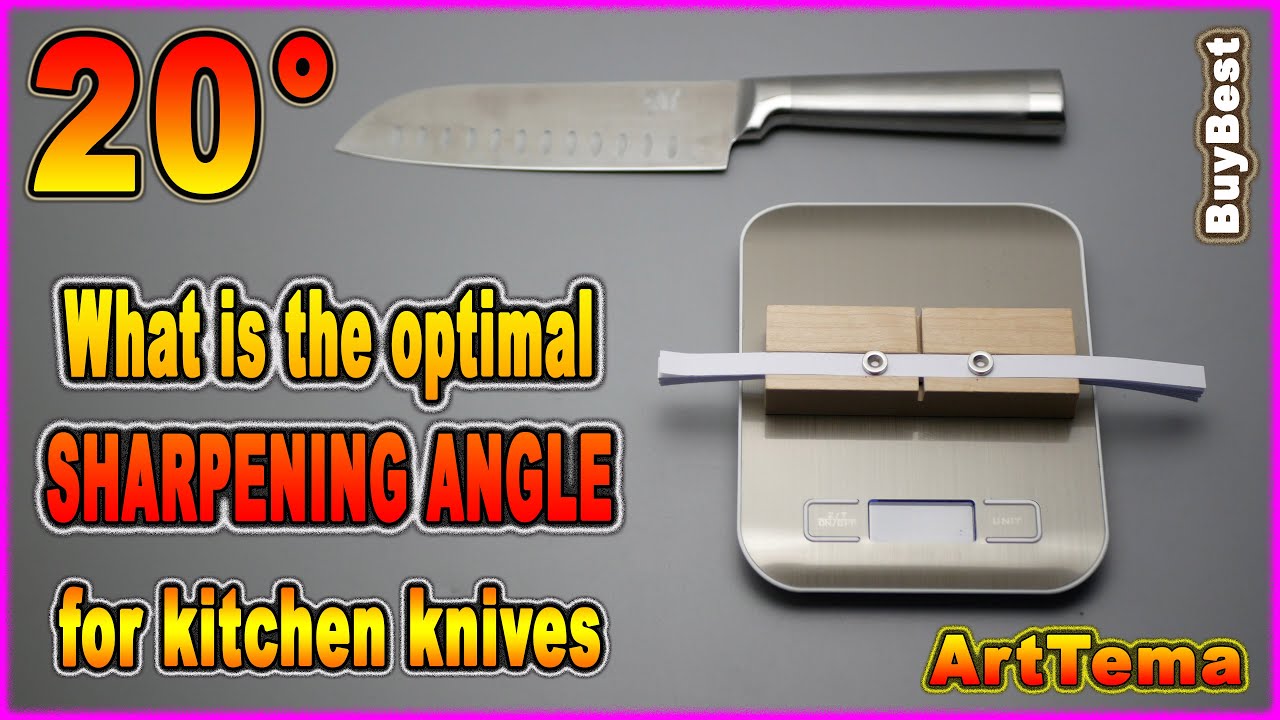 Finding 20 Degree Angle to Sharpen Knives - Video