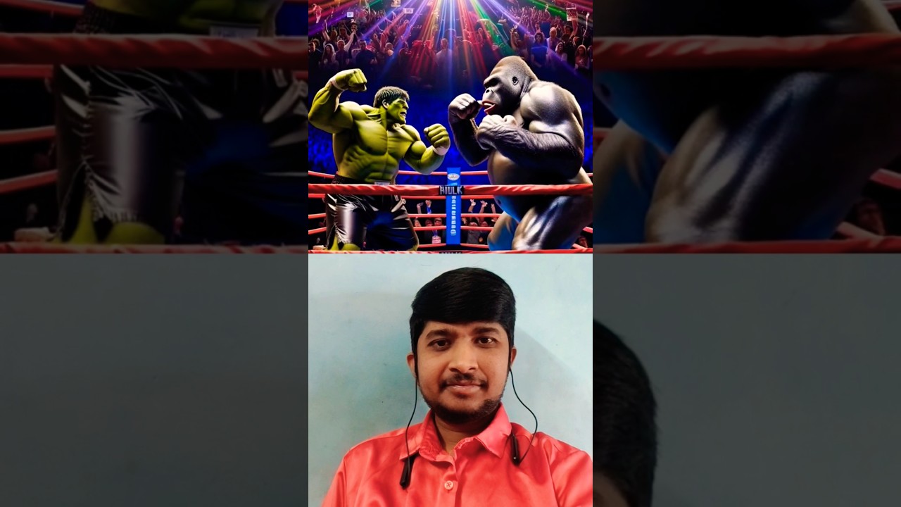Hulk vs Gorilla Boxing Fight in the Ring!