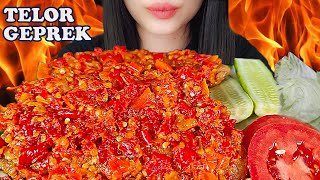 ASMR TELOR GEPREK CRISPY PEDAS | ASMR INDONESIA