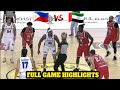 Strong group ph vs uae full game highlights  33rd dubai international basketball championships sga