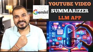 End To End Youtube Video Transcribe Summarizer LLM App With Google Gemini Pro screenshot 3