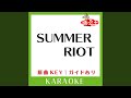 SUMMER RIOT (カラオケ) (原曲歌手:MOLMOTT)