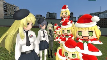 Anzio High school VS Padoru Padoru!!! (GMOD Npc battle)
