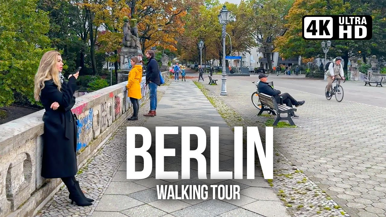 БЕРЛИН, Германия 🇩🇪 Шёнеберг – Скрытые уголки | Пеший тур 4K