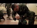 Blindfolded Enlisted Marine Versus Lieutenant