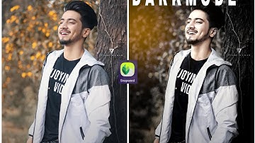 Snapseed-  dark black tone photo editing tutorial- Snapseed Tutorial