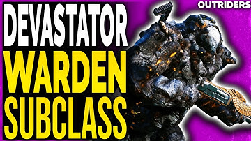 Outriders Devastator CLASS ABILITY WARDEN BREAKDOWN - Outriders Gameplay Devastator SKILL TREE