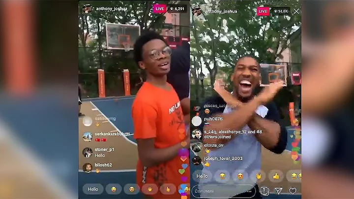 FAN ROASTS ANTHONY JOSHUA IN STREETS OF NYC "NO MO...