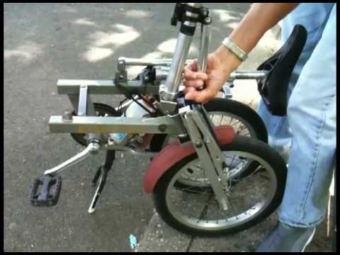 homemade folding bike