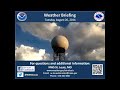 Hazardous Weather Briefing