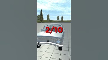 Оценка повреждений. Simple Car Crash VS Cindy Car Drive. #shorts #ccd #scc #beamngdrive