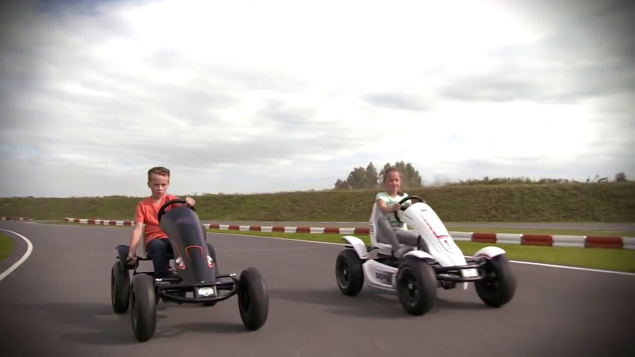 BERG pedal go kart Race Black Edition YouTube
