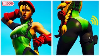 Hershuar on X: Fortnite Cammy with the Poki Dance #StreetFighter