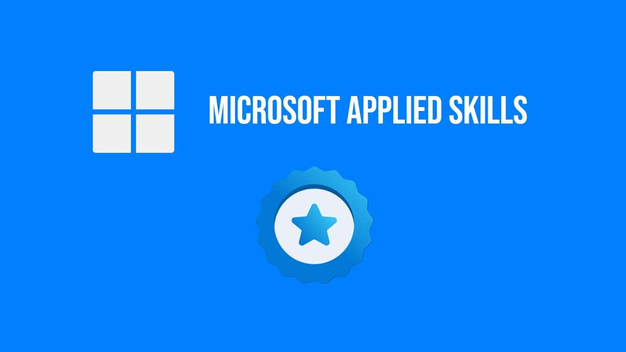 What is Microsoft Applied Skills? YouTube