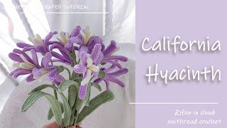 How to Crochet a Beautiful California Hyacinth | Detailed Crochet Tutorial