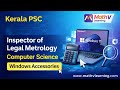 Inspector of Legal Metrology | Computer Science | Windows Accessories | Kerala PSC