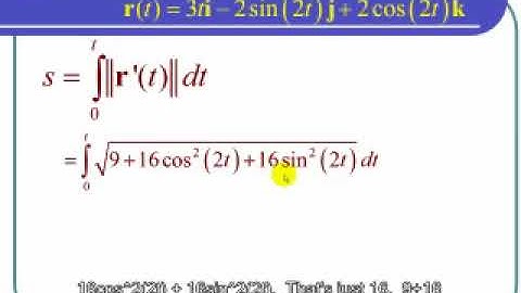 Parameterize a Curve by Arclength