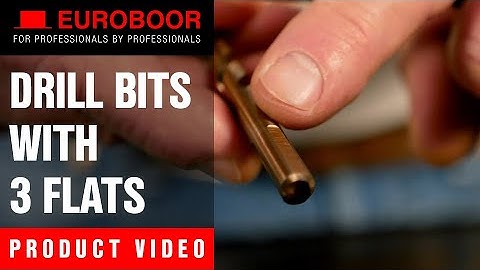 Euroboor | Drill bits with 3 flat