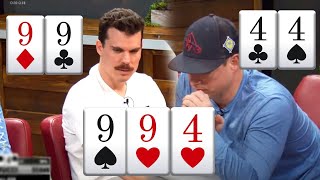 QUADS vs FULL HOUSE! INSANE FLOP!