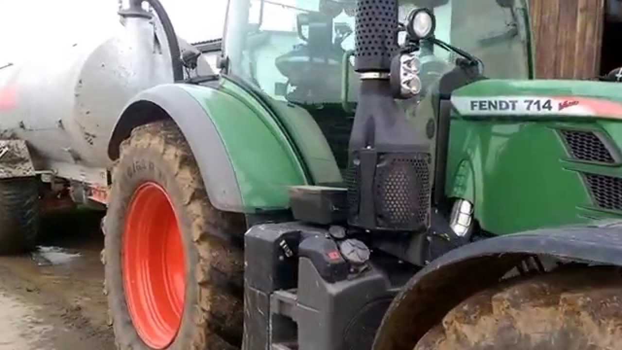 Gülle fahren mit Fendt Vario 714 und Oehler Güllefass