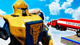 Cars vs Lego Thanos | Teardown