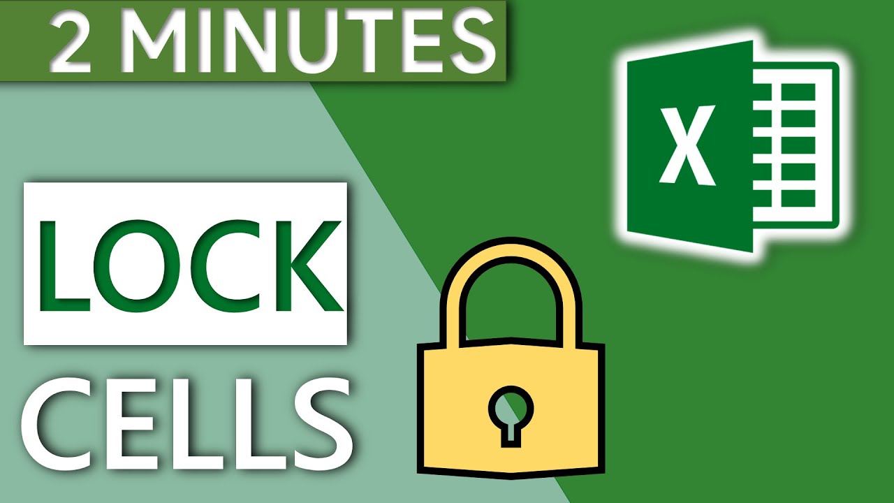 Excel Lock Cells and Protect Formula (but allow data entry) - YouTube