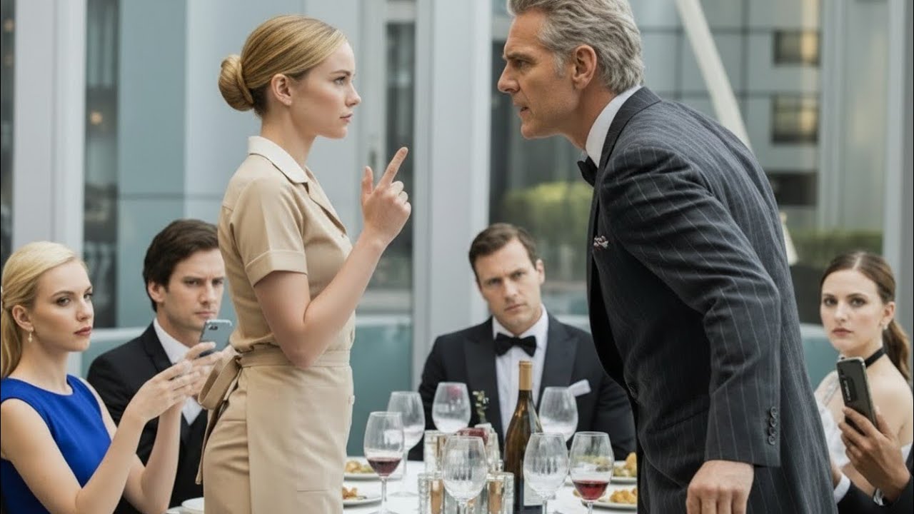Der Milliardär beleidigte die Kellnerin öffentlich… Sekunden später verstummte der Raum