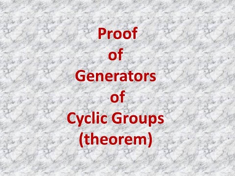 Group Theory: Proof