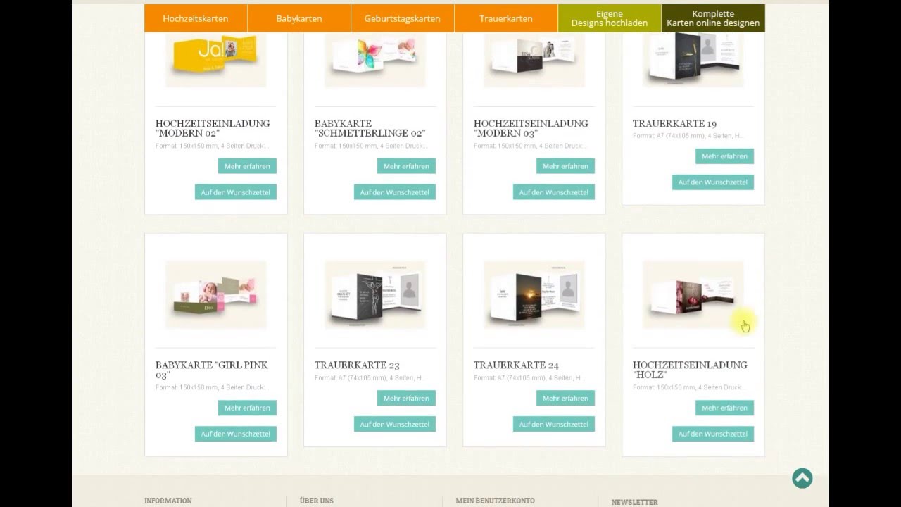 druckkarten.com - Karten einfach online drucken