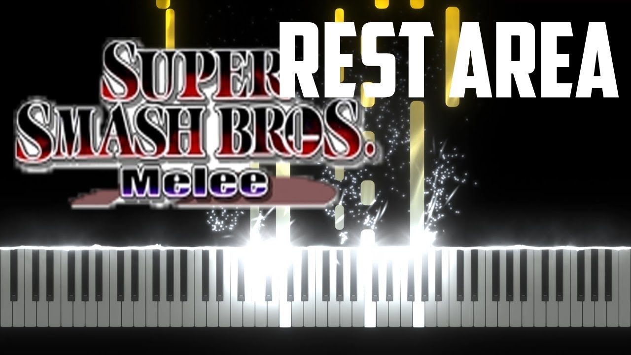 All Star Rest Area - Super Smash Bros Melee [Piano tutorial] (Sheet Music+MIDI)
