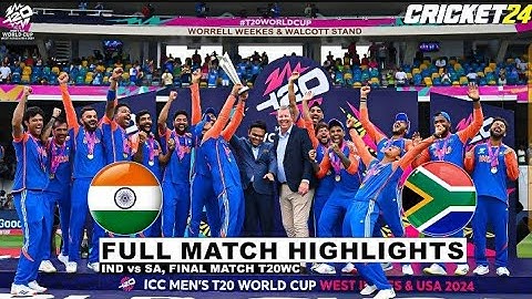 India vs South Africa ICC T20 World Cup 2024 Match Highlights | IND vs SA Highlights