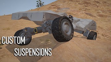 Space Engineers - Custom Suspension Hill Climb