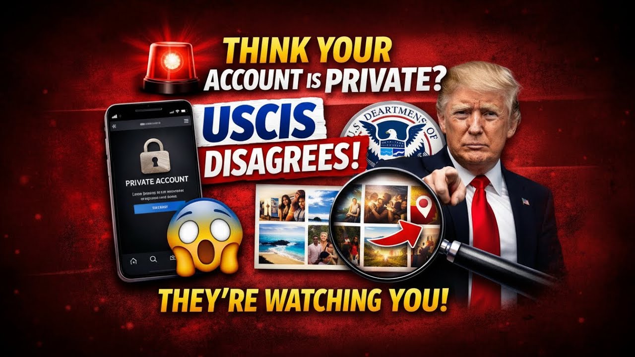 🚨Think Your Account is Private  USCIS Disagrees
