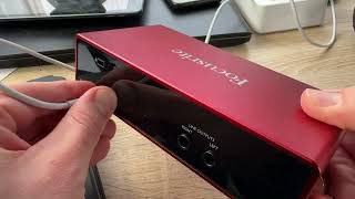 Focusrite Scarlett 2i2 3rd Gen Audio Interface für Tonstudio &amp; Content Creater Unboxing &amp; Anleitung