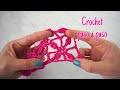 El punto de flores más hermoso a crochet 🥰