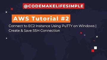 AWS Tutorial for Beginners #2 | Connect to Your EC2 Instance via PuTTY in Windows Step-by-Step