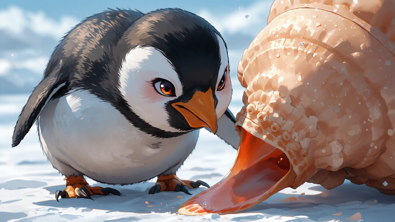 The Penguin and the Fish Who Found the Singing Shell | Ocean Discovery Story for Kids Ages 6–10