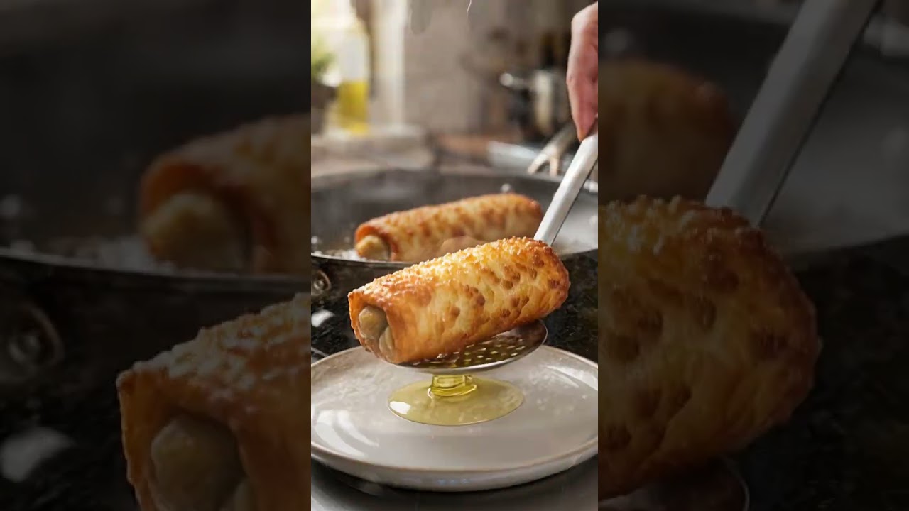 #طريقة عمل بوريك الباجانجا التركي 🧀 #FoodASMR #Recipe