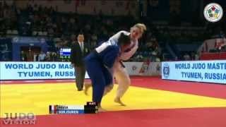 Judo World Masters Тюмень 2013: Automne PAVIA (FRA) - Сумия ДОРЖСУРЕН (MGL) финал [-57 кг]