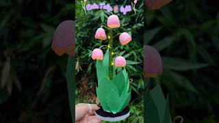 Cute DIY ✨ 🌷 Tulips flower Lamp / light making #shorts #art #craft #papercraft #gift #diy #handmade