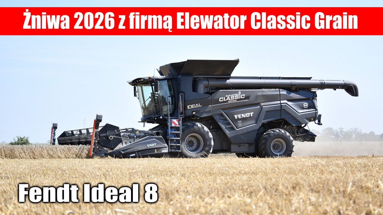 Fendt IDEAL 8 – żniwa 2026 z firmą Elewator Classic Grain maxresdefault Fendt IDEAL 8 – żniwa 2026 z firmą Elewator Classic Grain