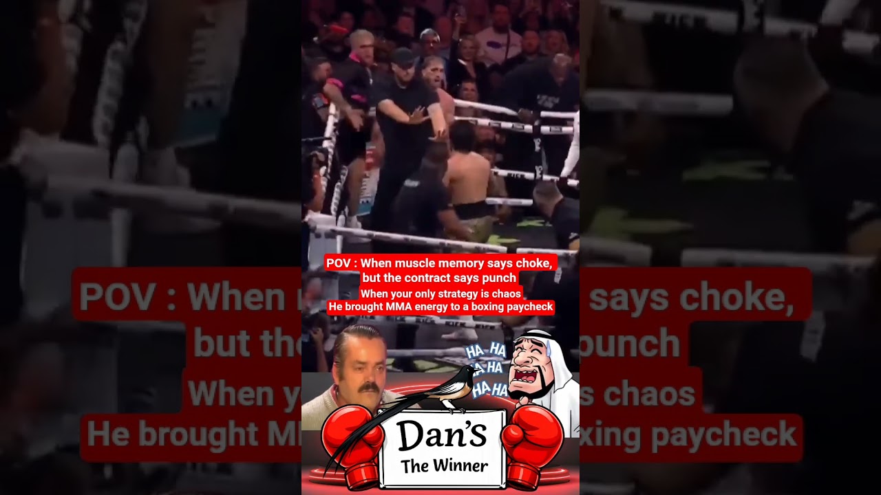 When muscle memory says choke, but the contract says punch, news: Boxing just updated to MMA 2.0 😆