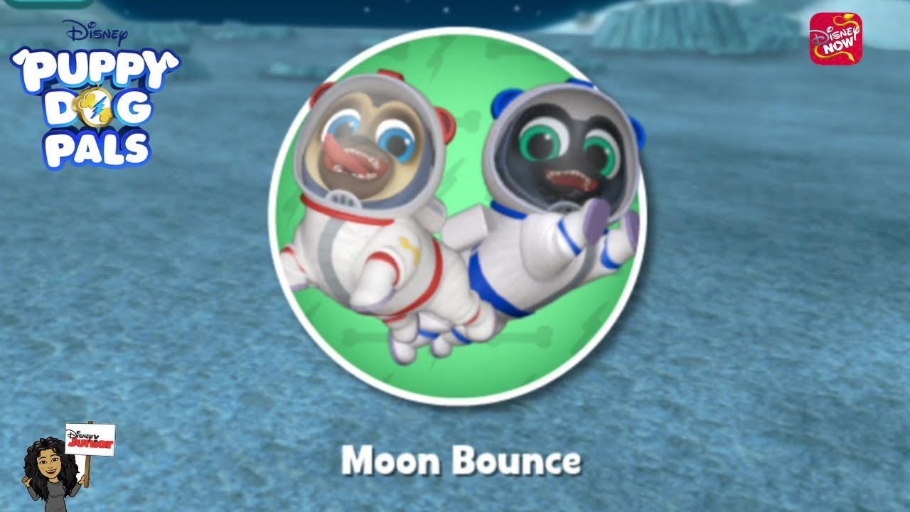 NEW Pups on a Mission Game Moon Bounce Puppy Dog Pals Disney